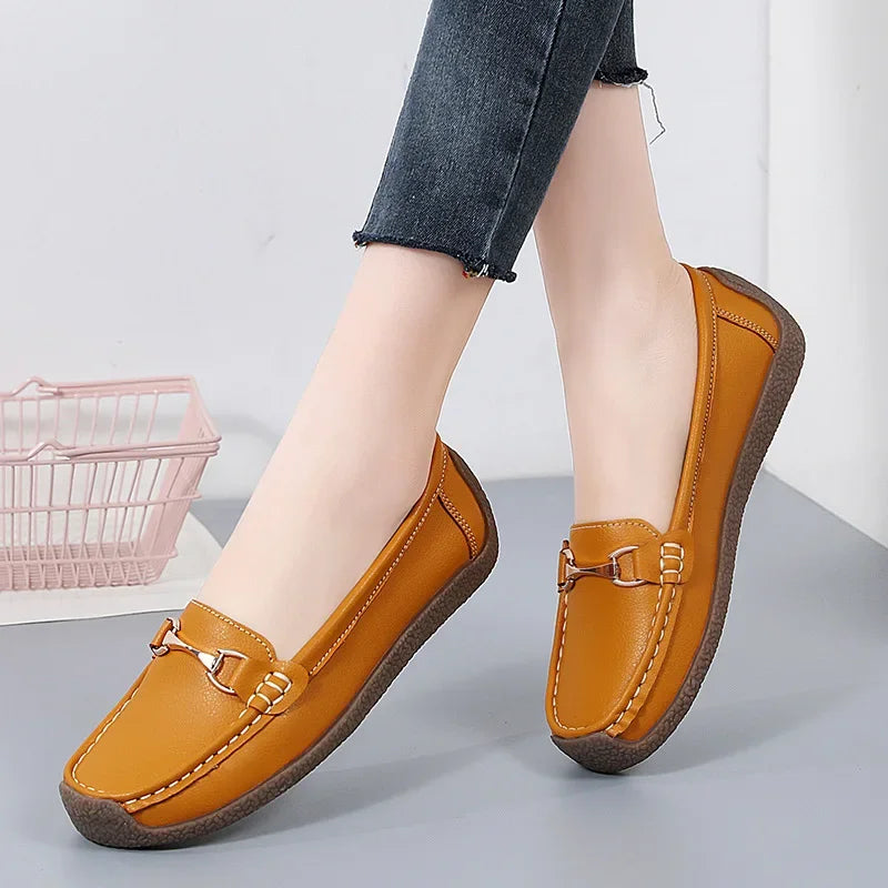 Women's Flat Shoes Comfortable - Womens Shoes Classic Female Casual Shoes - Slip on