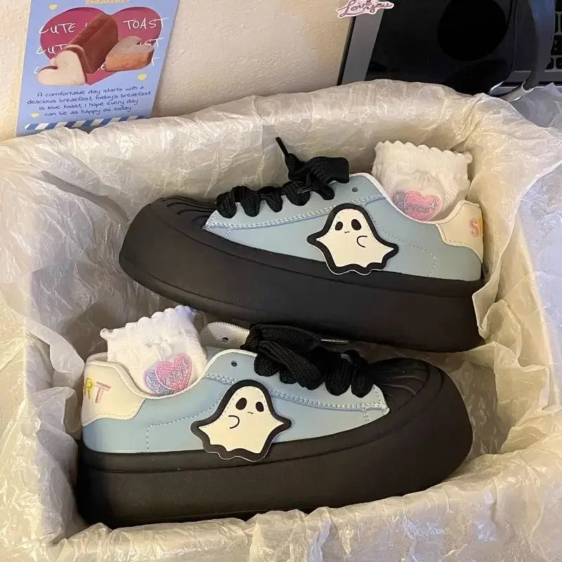 Shoes for Women High on Platform Round Toe Comfortable Aesthetic