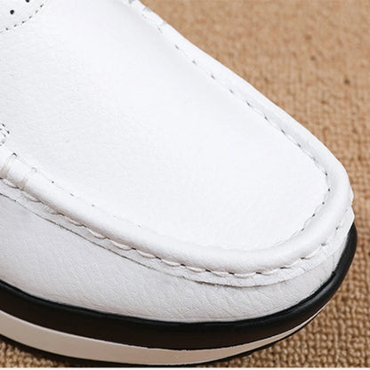 Women's Loafers Comfortable Female Vulcanized Shoes Wedge Moccasin Orthopedic Slip-on Platform Shoes