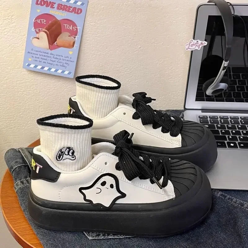 Shoes for Women High on Platform Round Toe Comfortable Aesthetic