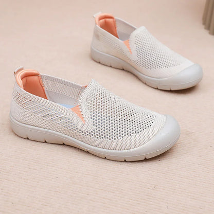 Women's casual shoes are lightweight, non slip, breathable, loafers for commuting and travel