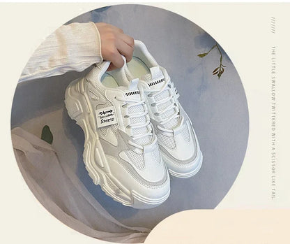 Womens Shoes  Fashion Trend Breathable Mesh Sneakers Women Comfortable Soft Bottom Casual Platform Shoes