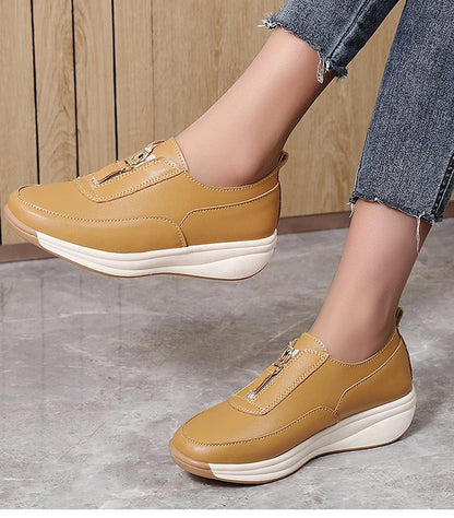Women's Sports Shoes -  White Shoes Woman Flats Casual Shoes