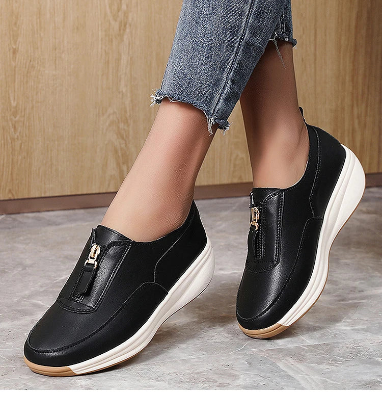 Women's Sports Shoes -  White Shoes Woman Flats Casual Shoes