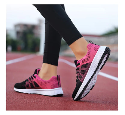 Women Sport Shoes Fashion Platform Sneakers Ladies Spring Summer Flats Running Shoes for Women Casual Shoes Mesh Jogging Tennis