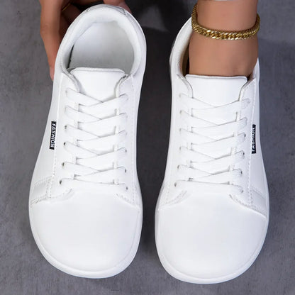 Womens Shoes White Unisex Wide Version Minimalist Barefoot Sneakers Relaxing Gym Barefoot Casual Shoes for Spring Summer