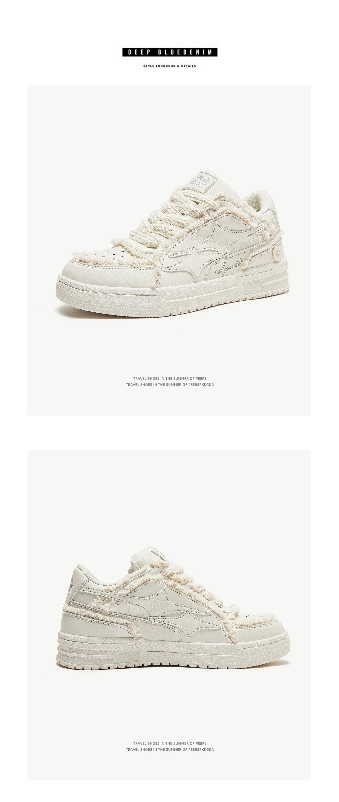 Women Shoes For Tennis. Retro Fashion Star Shoes White Leather, Outdoor Sport, Casual Shoes