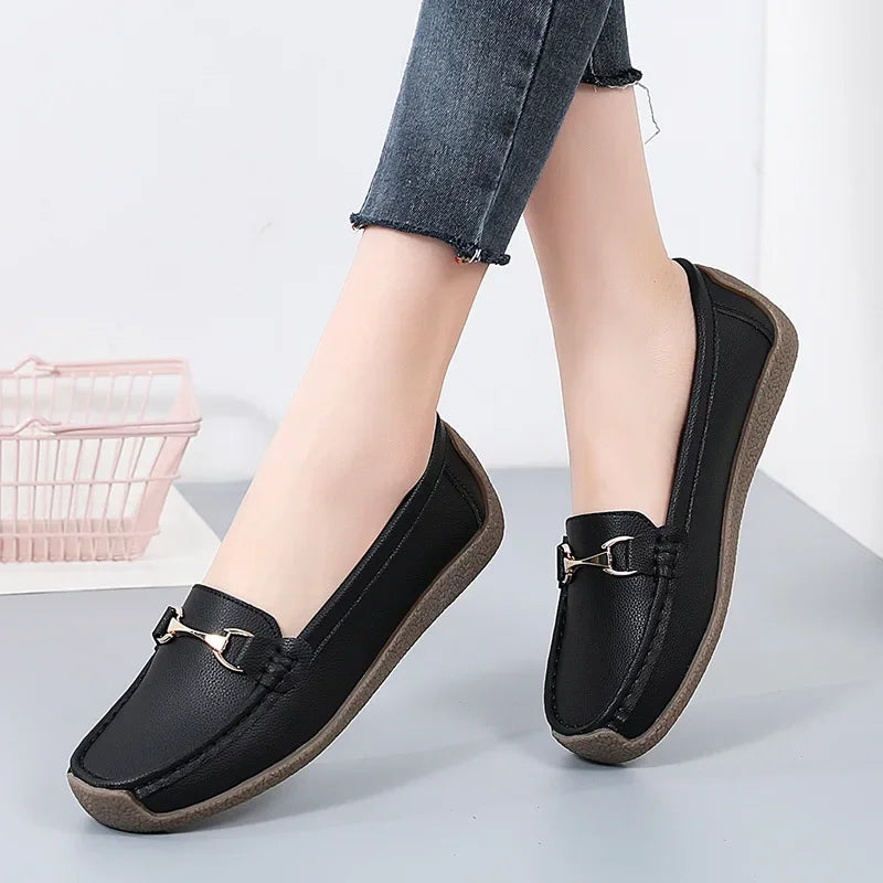 Women's Flat Shoes Comfortable - Womens Shoes Classic Female Casual Shoes - Slip on