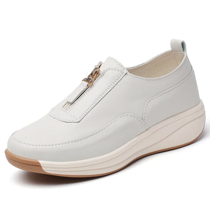 Women's Sports Shoes -  White Shoes Woman Flats Casual Shoes