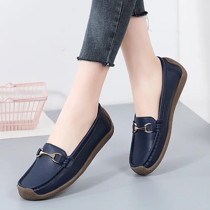 Women's Flat Shoes Comfortable - Womens Shoes Classic Female Casual Shoes - Slip on