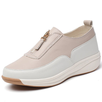 Women's Sports Shoes -  White Shoes Woman Flats Casual Shoes