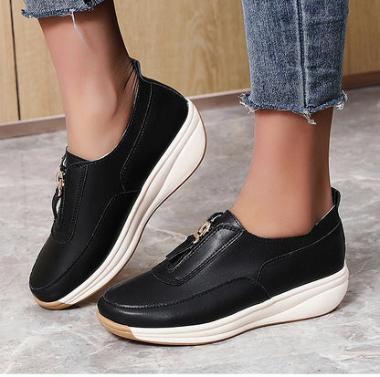 Women's Sports Shoes -  White Shoes Woman Flats Casual Shoes