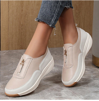 Women's Sports Shoes -  White Shoes Woman Flats Casual Shoes