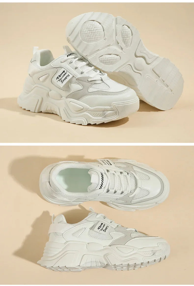 Womens Shoes  Fashion Trend Breathable Mesh Sneakers Women Comfortable Soft Bottom Casual Platform Shoes