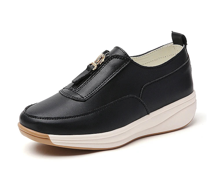 Women's Sports Shoes -  White Shoes Woman Flats Casual Shoes