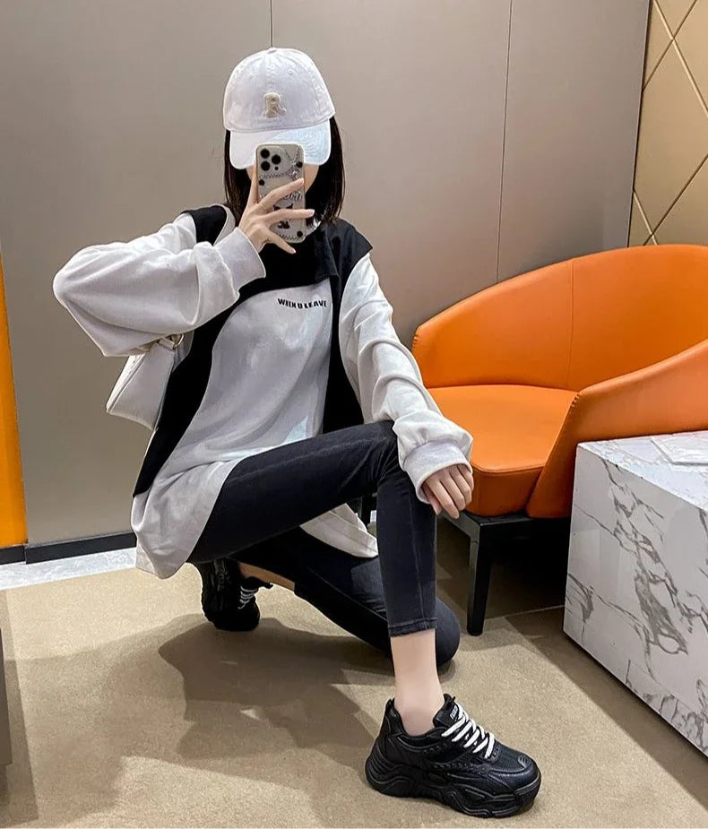 Sports Shoes for Women Athletic Round Toe