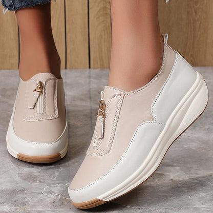 Women's Sports Shoes -  White Shoes Woman Flats Casual Shoes