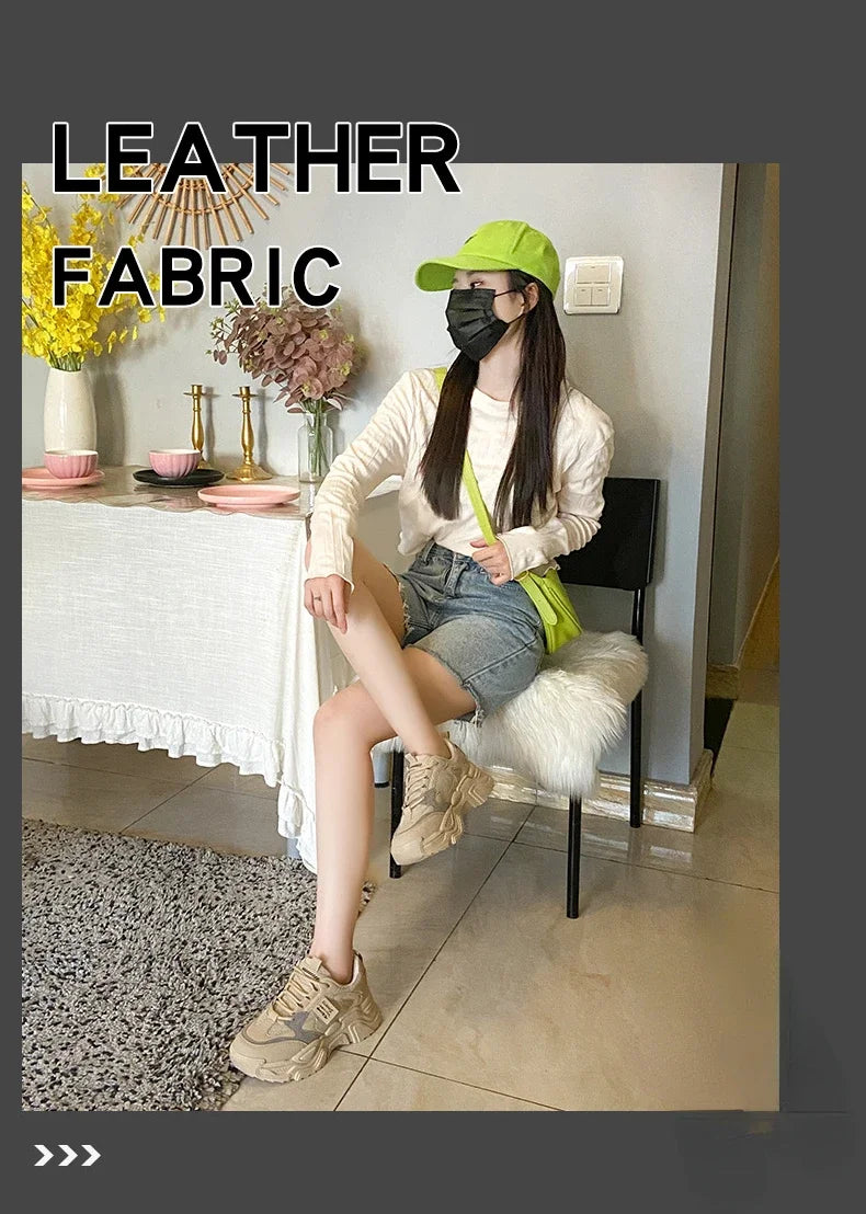 Womens Shoes  Fashion Trend Breathable Mesh Sneakers Women Comfortable Soft Bottom Casual Platform Shoes