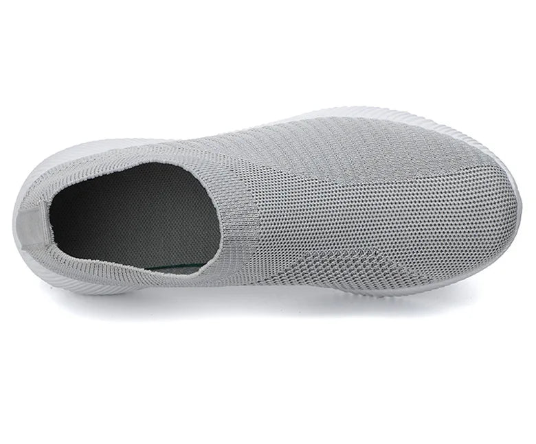 Women Shoes Breathable Flats Elastic Flat Shoes For Women Sneakers, Spring Summer Footwear Lightweight Sports Shoes