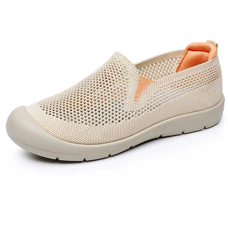 Women's casual shoes are lightweight, non slip, breathable, loafers for commuting and travel