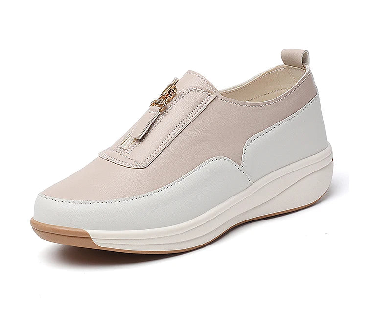 Women's Sports Shoes -  White Shoes Woman Flats Casual Shoes