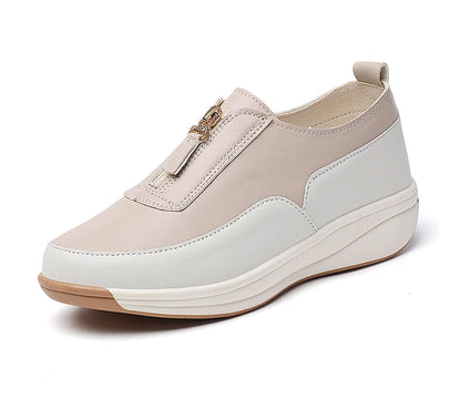 Women's Sports Shoes -  White Shoes Woman Flats Casual Shoes