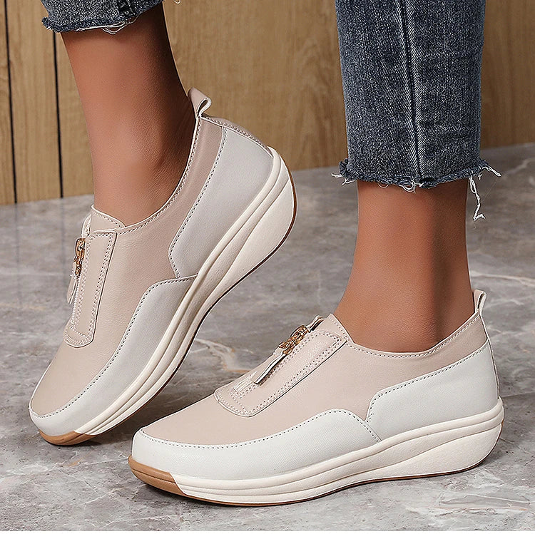 Women's Sports Shoes -  White Shoes Woman Flats Casual Shoes
