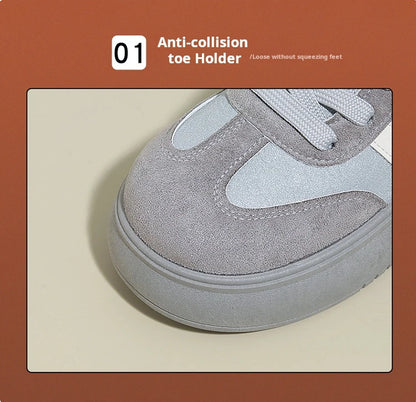 Sports and Leisure Shoes for Women New Fashionable High Top Shoes Flat Bottomed Lightweight and Comfortable Work Boots