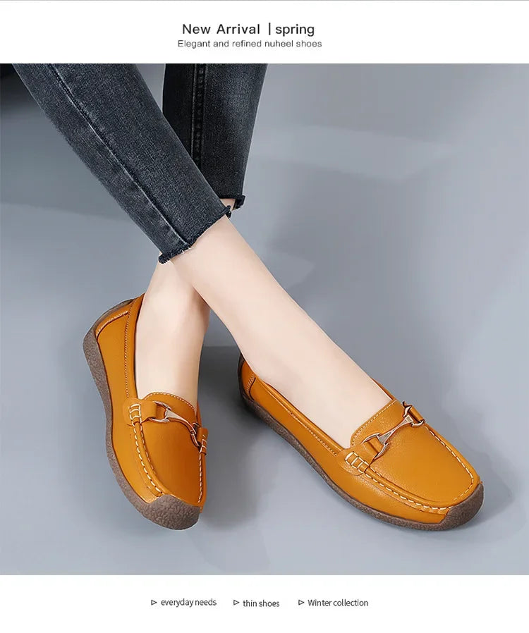 Women's Flat Shoes Comfortable - Womens Shoes Classic Female Casual Shoes - Slip on