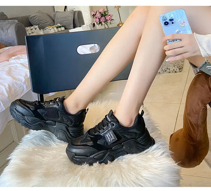 Womens Shoes  Fashion Trend Breathable Mesh Sneakers Women Comfortable Soft Bottom Casual Platform Shoes