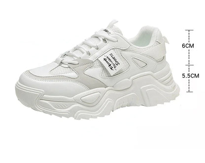 Womens Shoes  Fashion Trend Breathable Mesh Sneakers Women Comfortable Soft Bottom Casual Platform Shoes