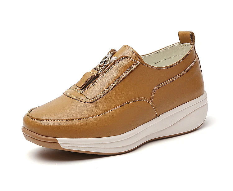 Women's Sports Shoes -  White Shoes Woman Flats Casual Shoes